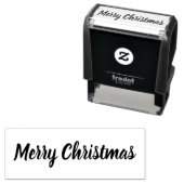 Vrolijk kerstfeest  zelfinktende stempel (In situ)