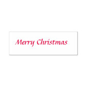 Vrolijk kerstfeest zelfinktende stempel (Design)
