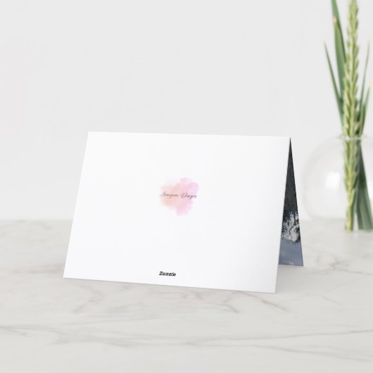 Vrolijk kerstfeest, zoon, gevouwen Wenskaart Kaart (Achterkant)