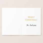 Vrolijk kerstfeestdag Briefkaart (Binnen)