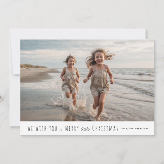 Vrolijk kerstfeestelijke Kaart (Voorkant)