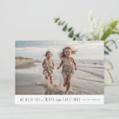 Vrolijk kerstfeestelijke Kaart (Staand voorkant)