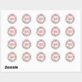 Vrolijk kerstfeestGrote Sticker (Vel)