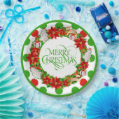 Vrolijk kerstflesje met Bord papier (Feest)