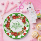 Vrolijk kerstflesje met Bord papier (Feest)