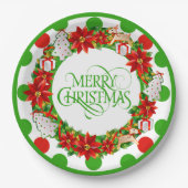 Vrolijk kerstflesje met Bord papier (Voorkant)