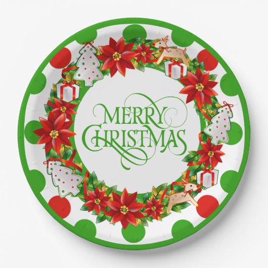 Vrolijk kerstflesje met Bord papier (Voorkant)