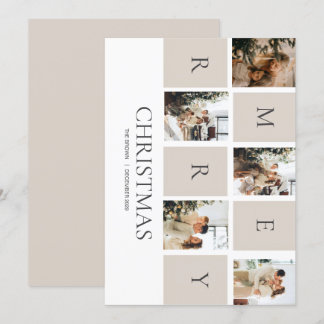 Vrolijk kerstfotokaartje - Deel je vreugde en ❤️ Feestdagenkaart