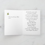 Vrolijk kerstfruit en pitcher feestdagen kaart (Binnen)