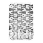 Vrolijk kerstgebaar abstracte moderne geometrie o badmat (Voorkant Verticaal)