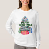 Vrolijk kerstgebak en cadeautjes T-shirt (Voorkant)