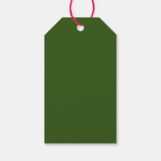 Vrolijk kerstgebak en kerstman van cadeaulabel (Achterkant)
