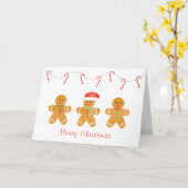 Vrolijk kerstgebak mannen kaart (Gele Bloem)