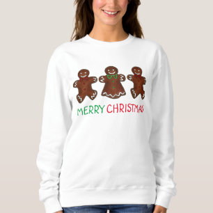 Vrolijk kerstgebak Mannen Koekjes Sweatshirt