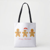 Vrolijk kerstgebak mannen tote bag (Voorkant)