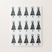 Vrolijk kerstgebak met kerstmis legpuzzel (Verticaal)