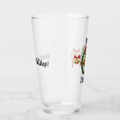 Vrolijk kerstgebak, Wreath en Bells Glas (Rechts)