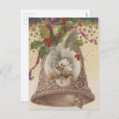  vrolijk kerstgebell feestdagenkaart (Voorkant / Achterkant)