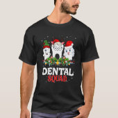 Vrolijk kerstgebitsgebad Teeth Santa Funny T-shirt (Voorkant)
