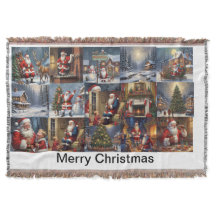 Vrolijk kerstgeblanket