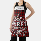 Vrolijk kerstgeblazen schort (Insitu)
