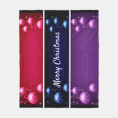 Vrolijk kerstgebrandje fleece deken (Voorkant)