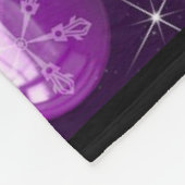 Vrolijk kerstgebrandje fleece deken (Hoek)