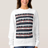 Vrolijk kerstgebreid trui (Voorkant)