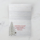 Vrolijk kerstgebuffel met vogel kaart (Binnen)