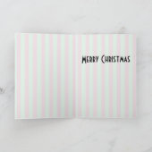 Vrolijk kerstgedicht Kaart (Binnen)