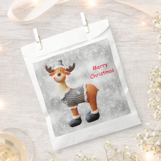 Vrolijk kerstgedoe met een pet bedankzakje (Geknipt)