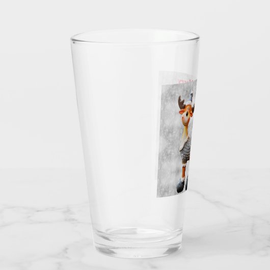 Vrolijk kerstgedoe met een pet glas (Rechts)