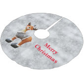 Vrolijk kerstgedoe met een pet kerstboom rok (Gekanteld)