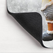 Vrolijk kerstgedoe met een pet muismat (Hoek)