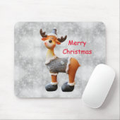 Vrolijk kerstgedoe met een pet muismat (Met muis)