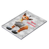 Vrolijk kerstgedoe met een pet notitieboek (Linkerzijde)