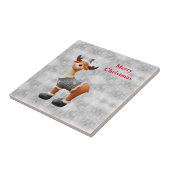 Vrolijk kerstgedoe met een pet tegeltje (Zijkant)