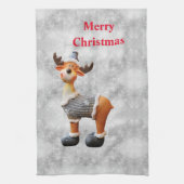 Vrolijk kerstgedoe met een pet theedoek (Verticaal)