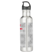 Vrolijk kerstgedoe met een pet waterfles  (Achterkant)