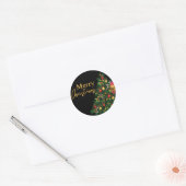 Vrolijk kerstgedrukte Stickers (Envelop)