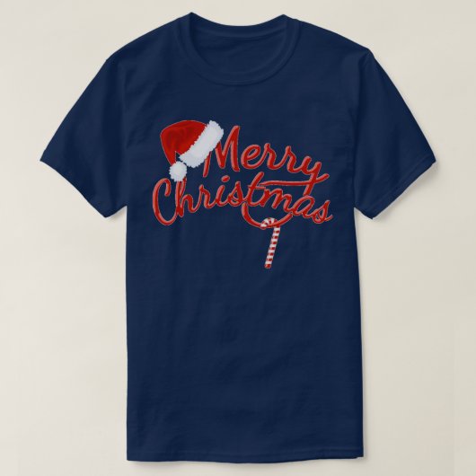 Vrolijk kerstgelukkig Nieuwjaar 5 T-shirt (Design voorkant)
