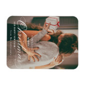 Vrolijk kerstgelukkig nieuwjaar Klassieke aangepas Magneet (Horizontaal)