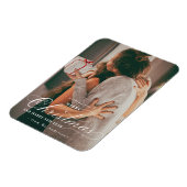 Vrolijk kerstgelukkig nieuwjaar Klassieke aangepas Magneet (Linkerzijde)