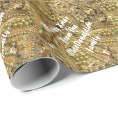 Vrolijk kerstgepersonaliseerd cadeaupapier (Rol Hoek)