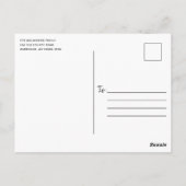 Vrolijk kerstgerechten en lantaarns op hout briefkaart (Achterkant)