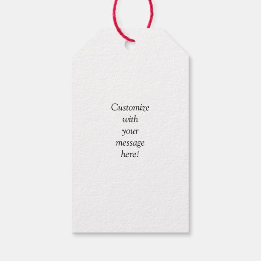 Vrolijk kerstgeschut en strepen cadeaulabel (Achterkant)