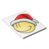 VROLIJK KERSTGEZICHT KERSTMAN NOTITIEBLOK (Schuin)