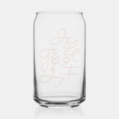 Vrolijk kerstglas | Feestelijke vakantie Drinkware Blikvorm Glas (Rechts)