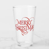 Vrolijk kerstglas glas (Voorkant)