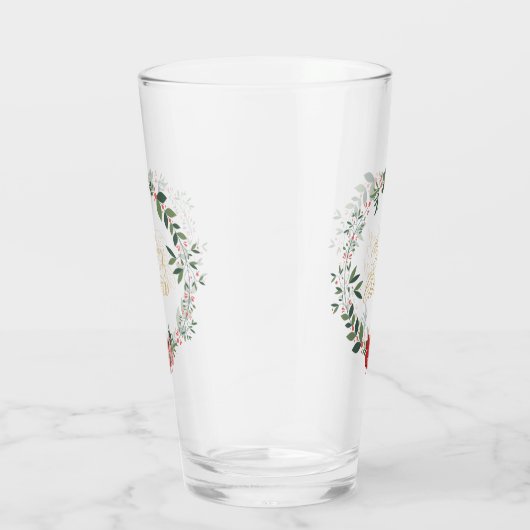 Vrolijk kerstglas glas (Rechts)